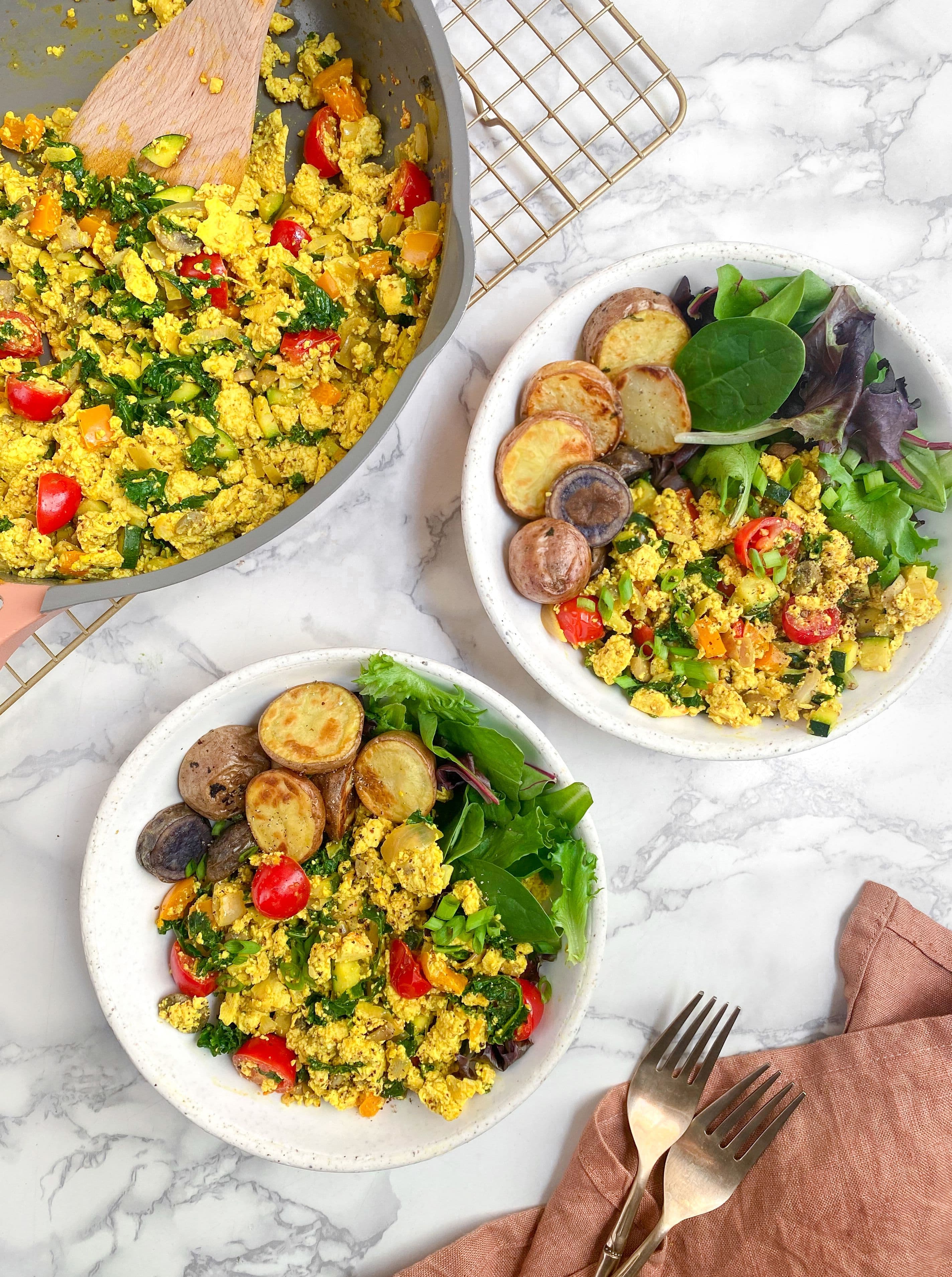 Veggie Packed Tofu Scramble