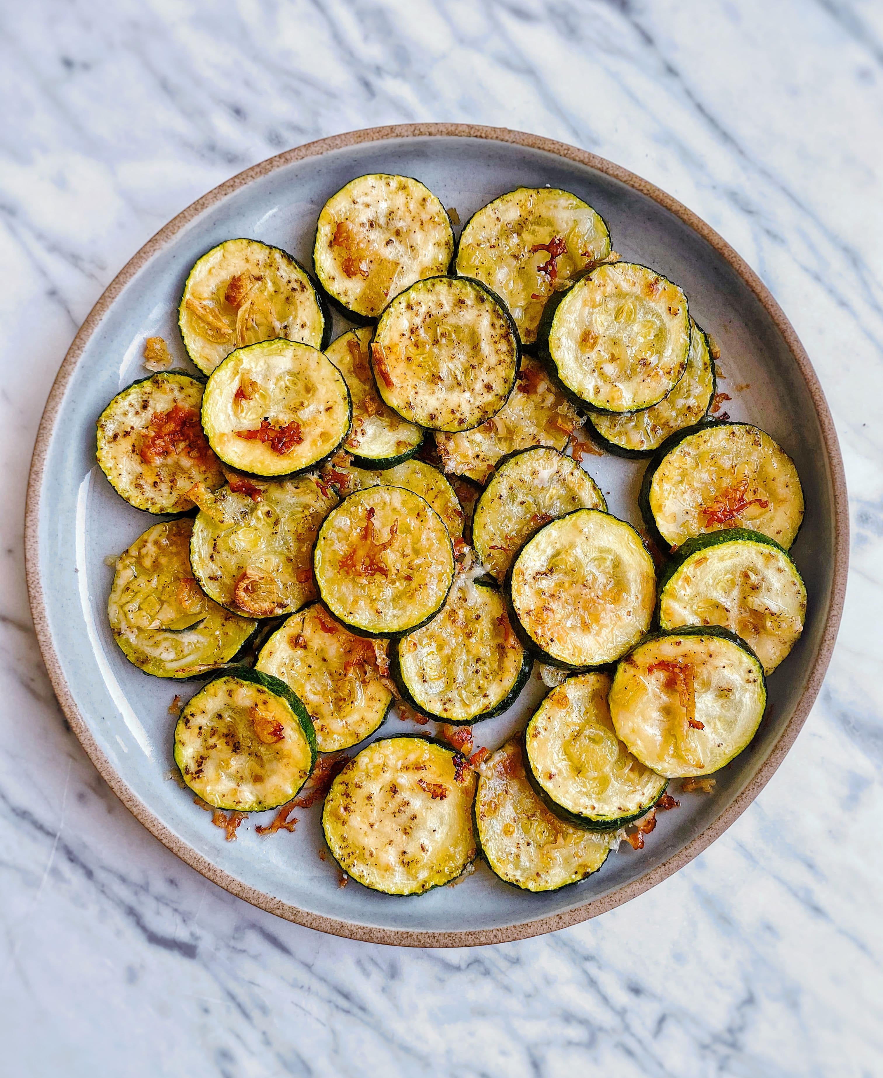 Parmesan Roasted Zucchini