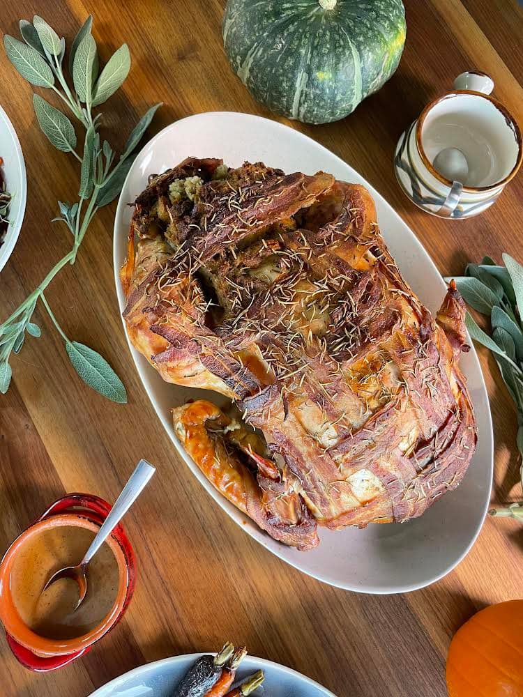 Bacon Wrapped Turkey
