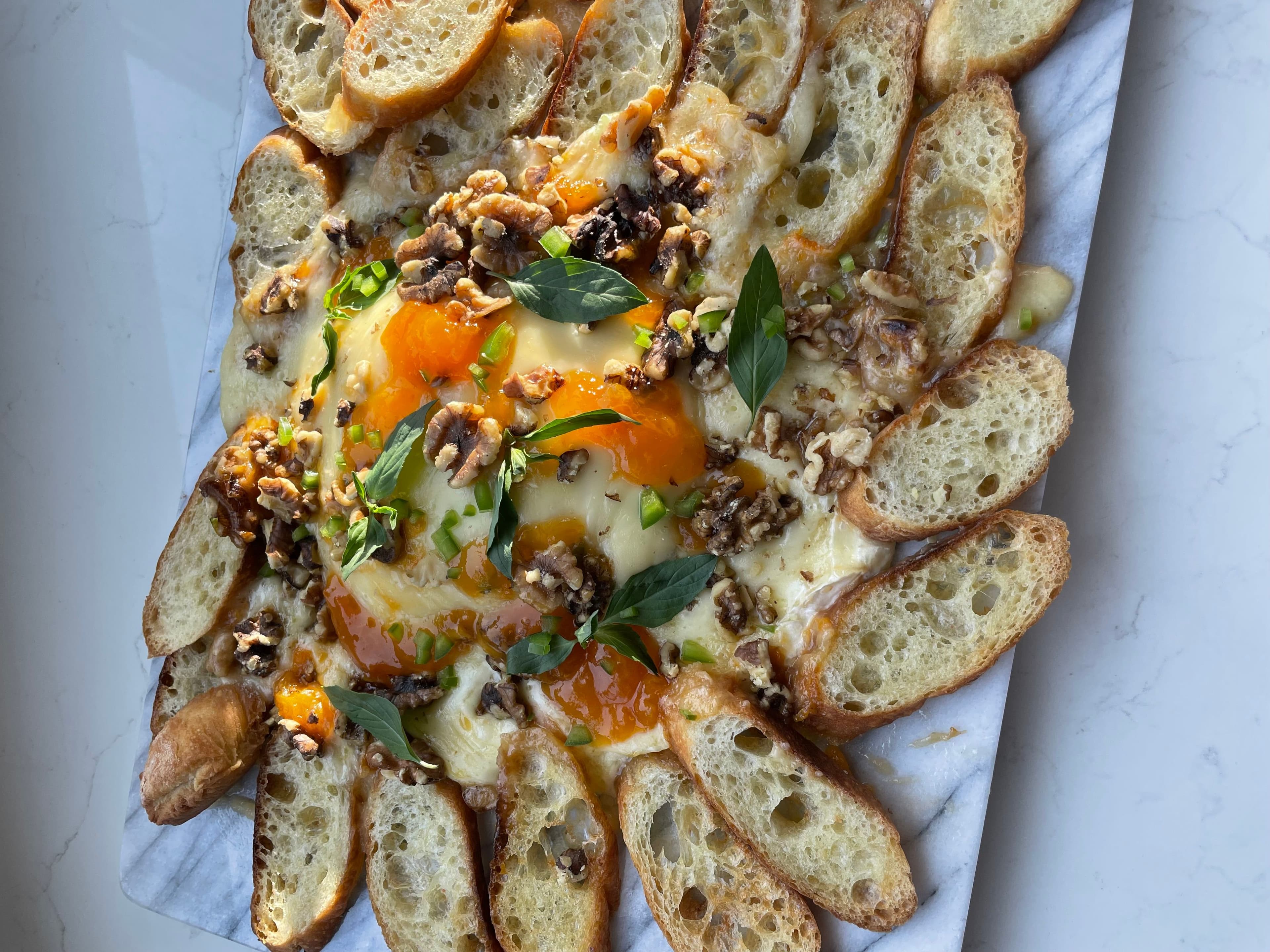 Baked Brie with Apricot