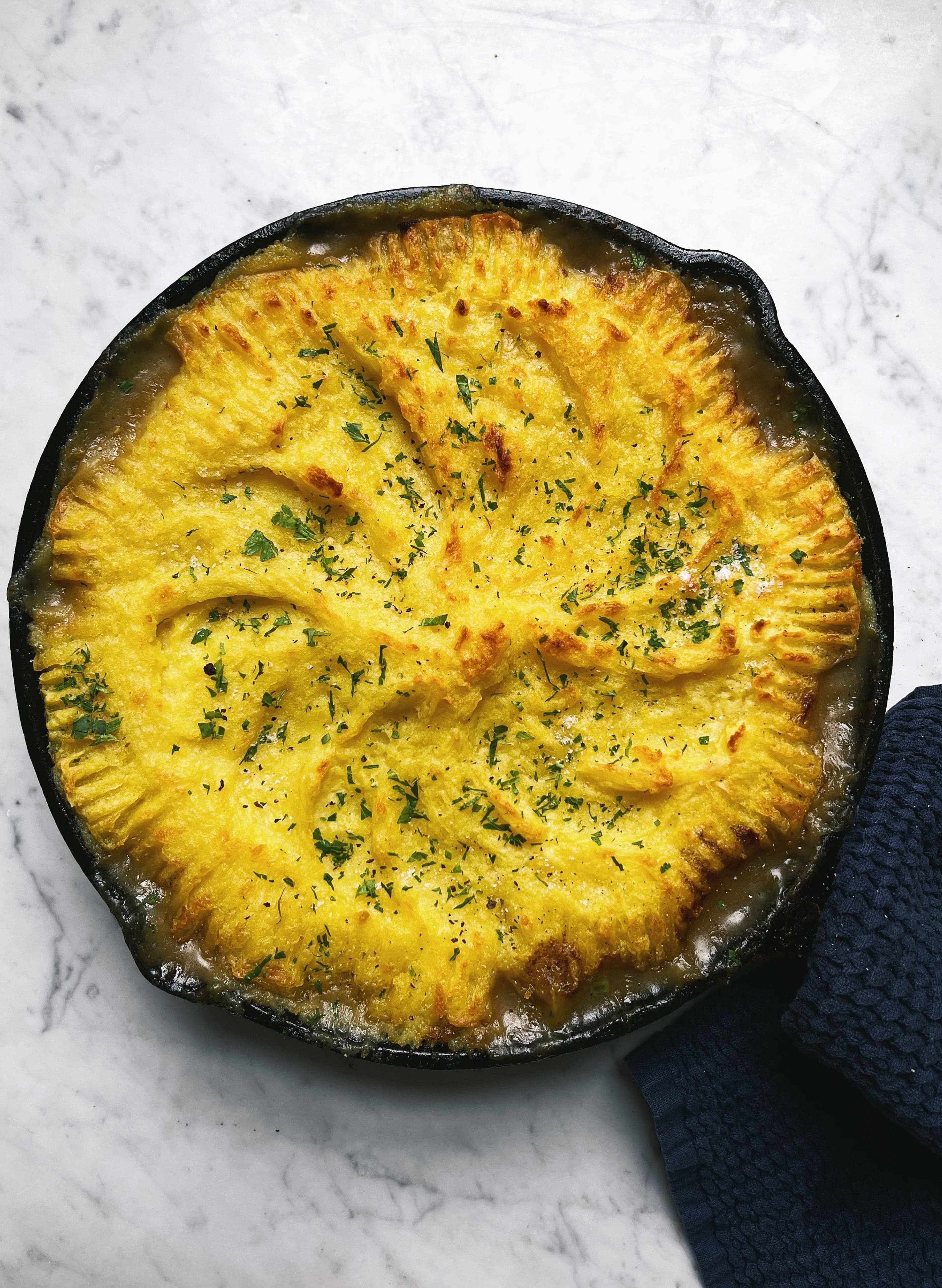 Cottage Pie with Leeks & Mushrooms