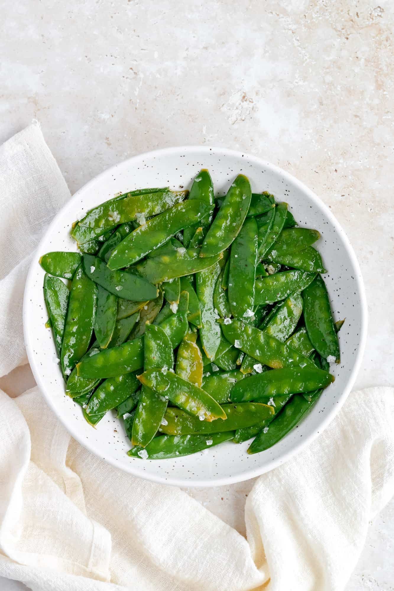 Lemon & Dill Sauteed Snow Peas