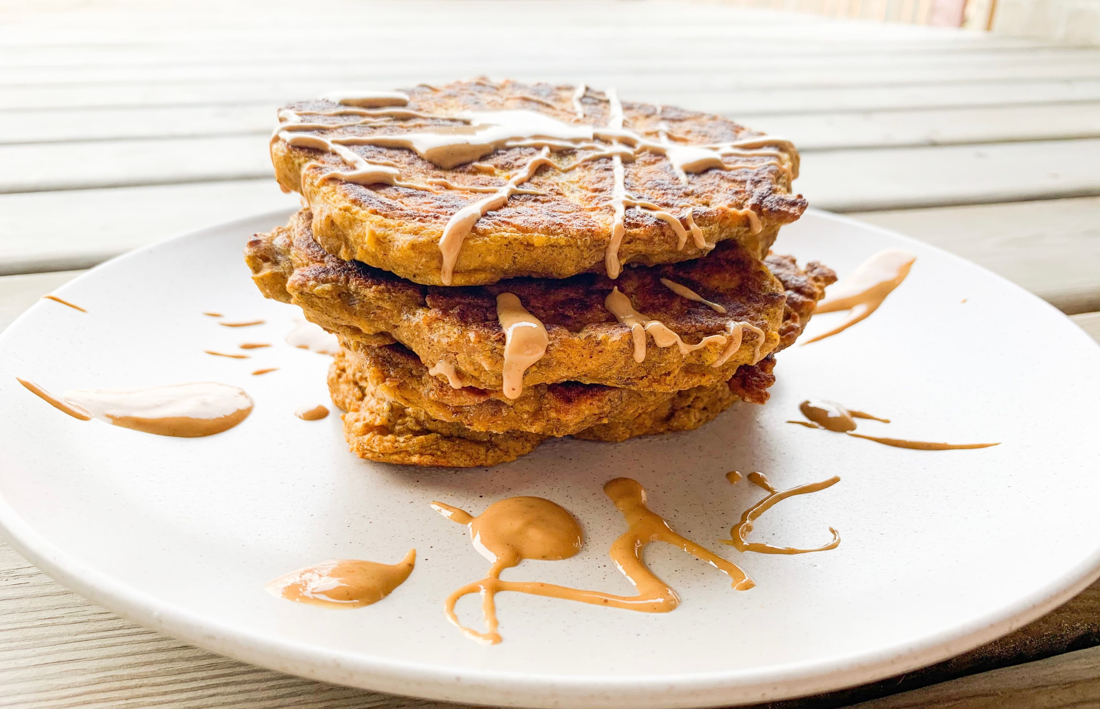 High Fibre Pumpkin Pancakes