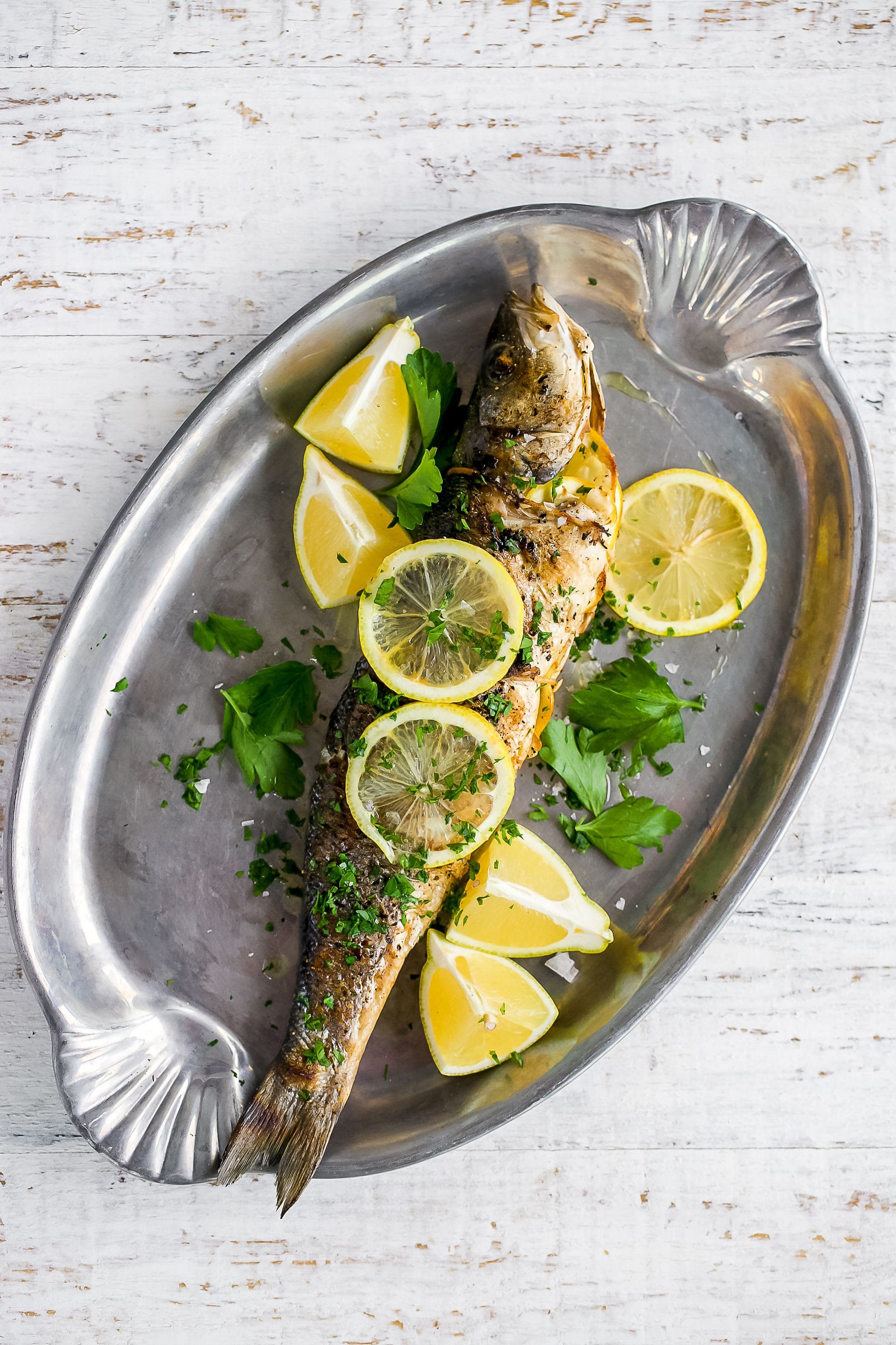 Whole Grilled Branzino