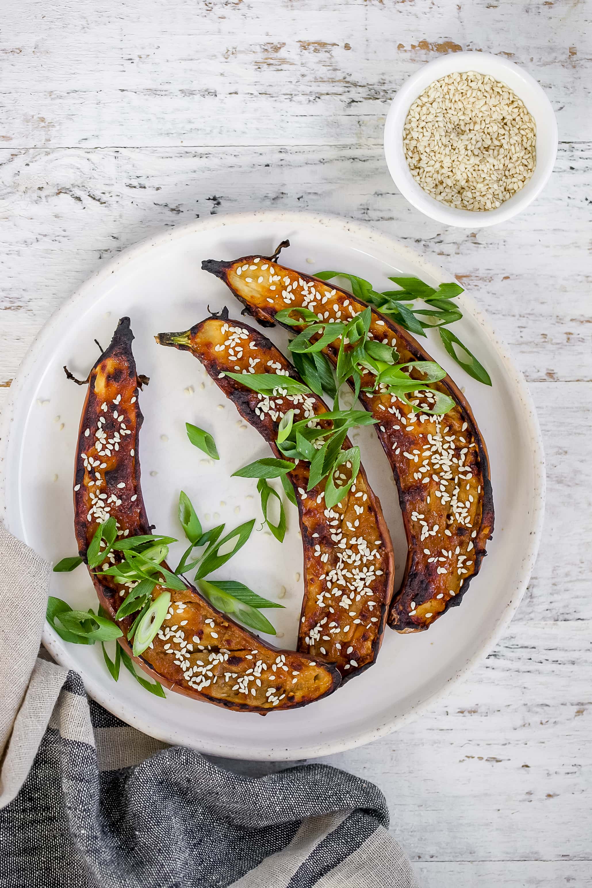 Miso Glazed Eggplant