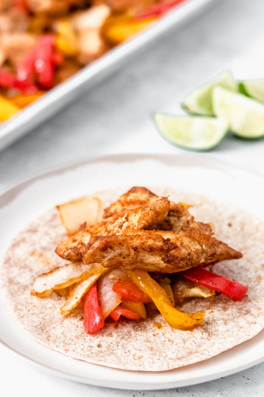 One Pan Chicken Fajitas