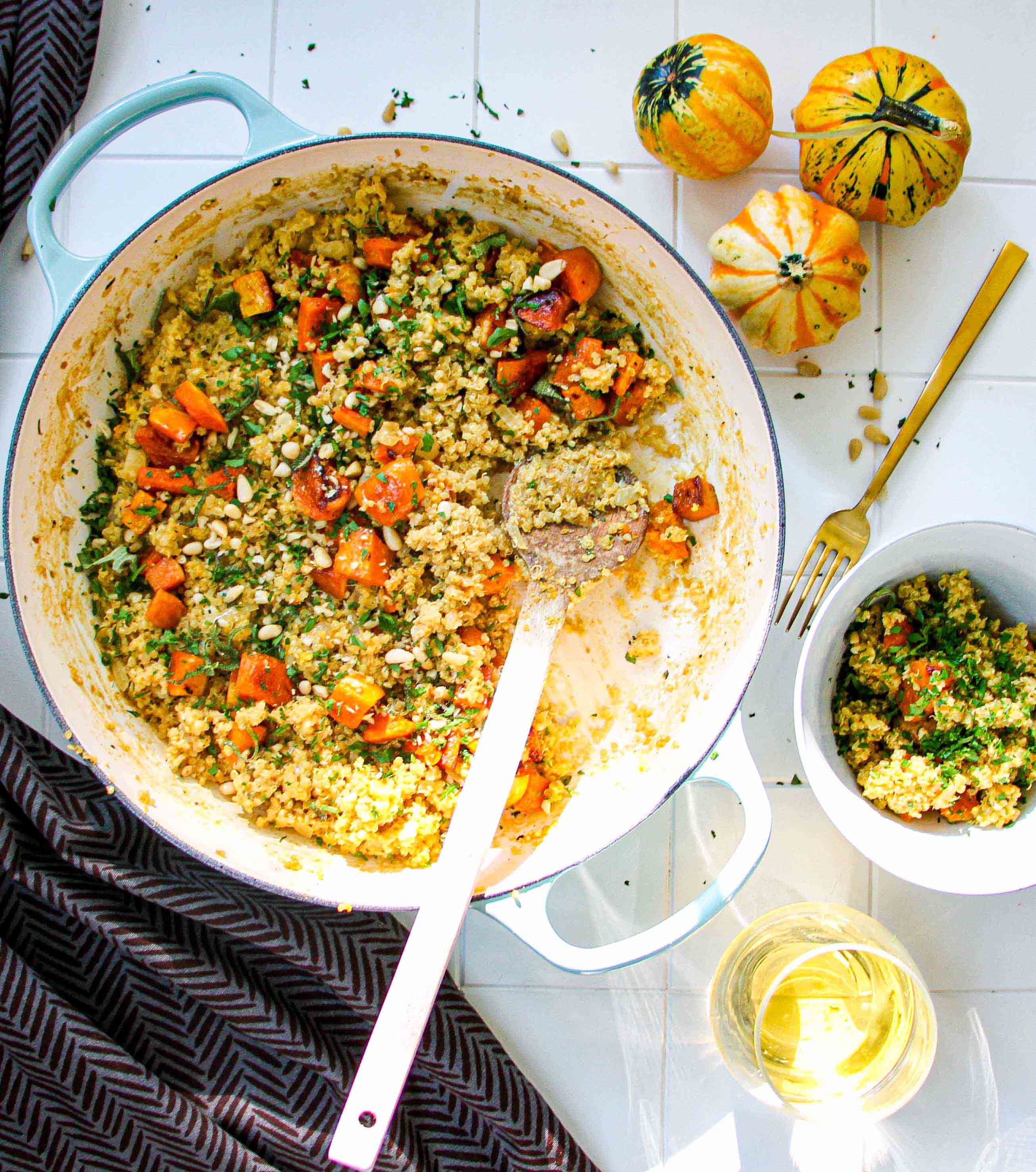 Butternut Squash Quinoa Risotto