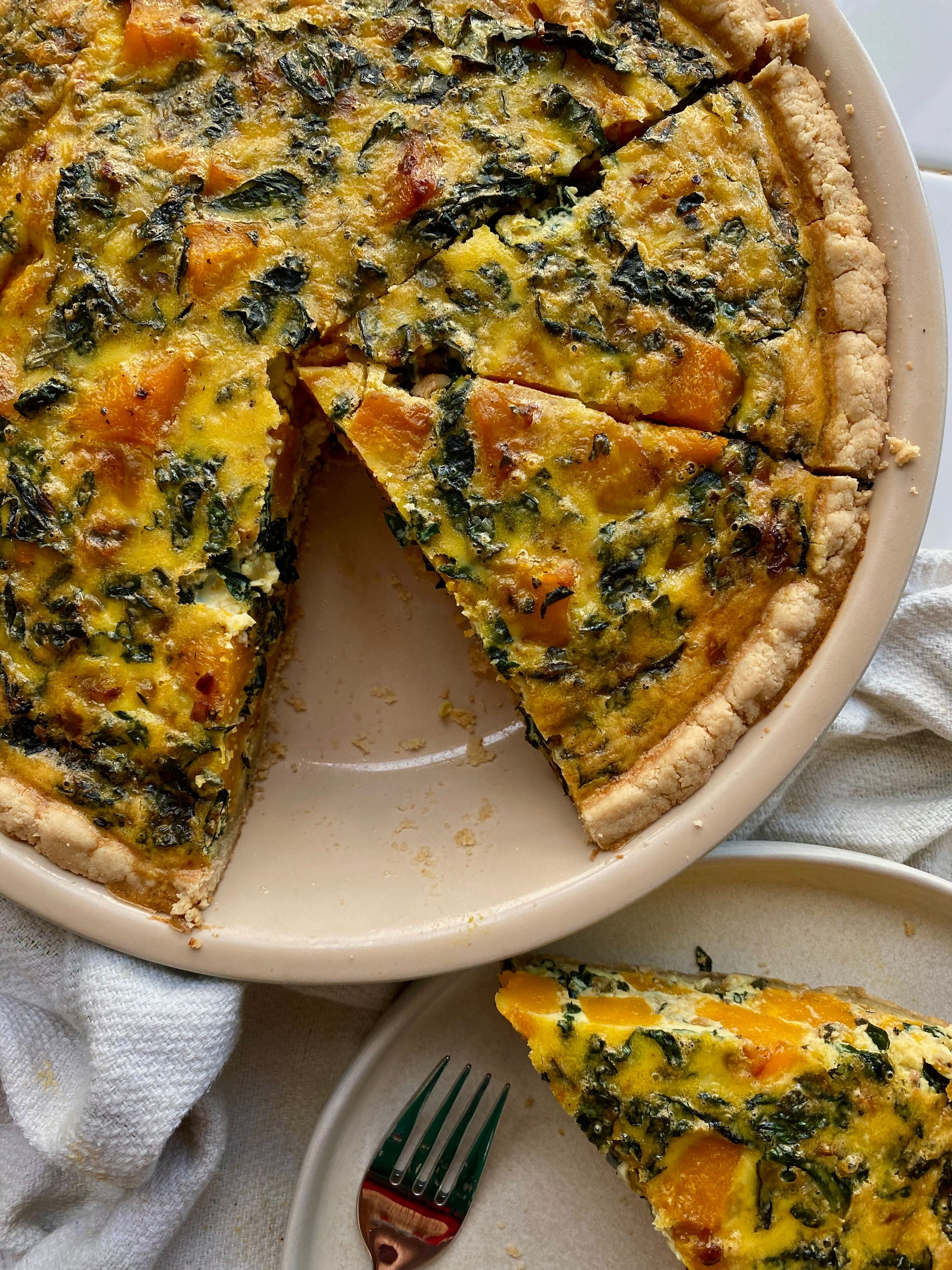 Squash, Brown Butter & Sage Quiche