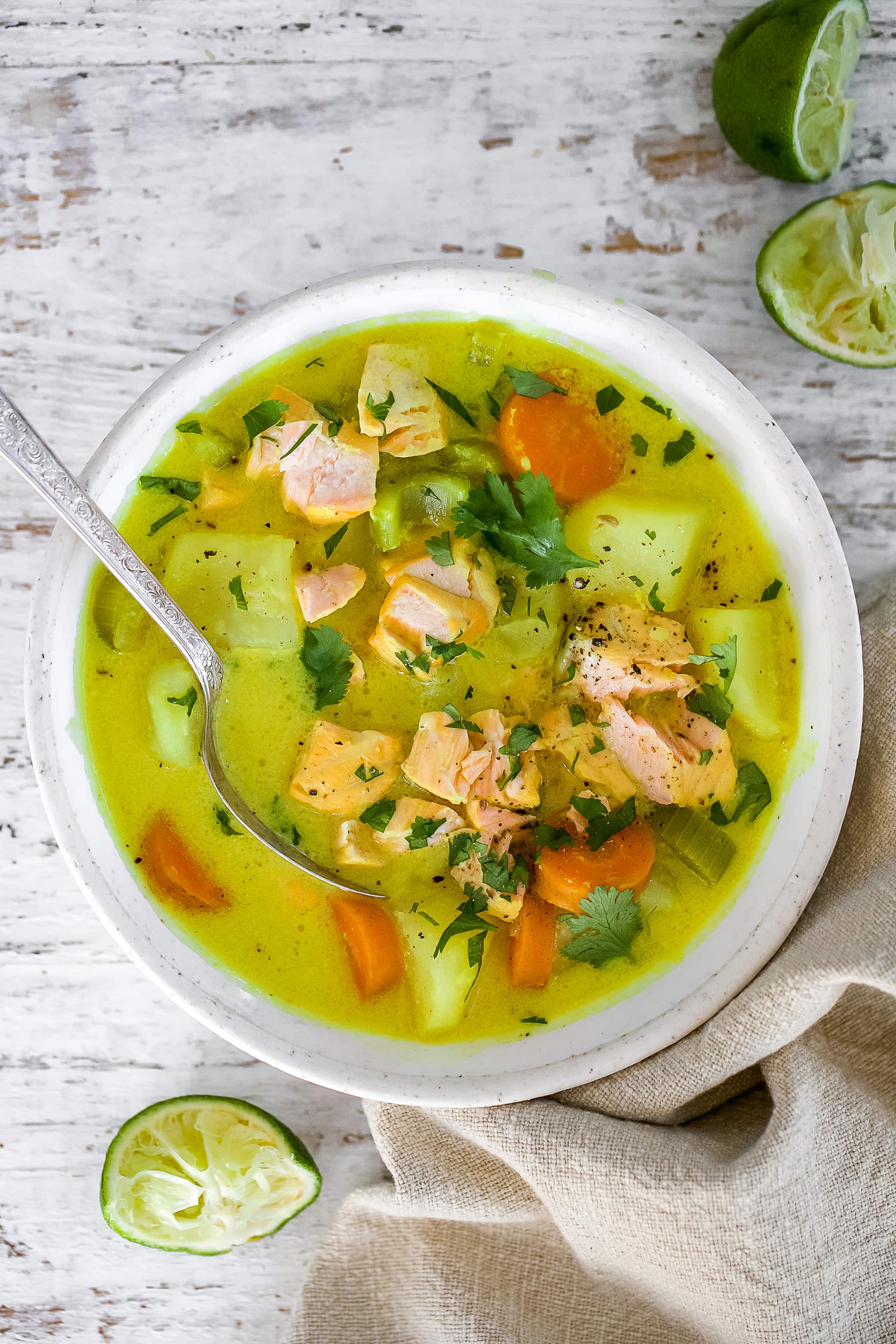 Coconut Salmon Chowder