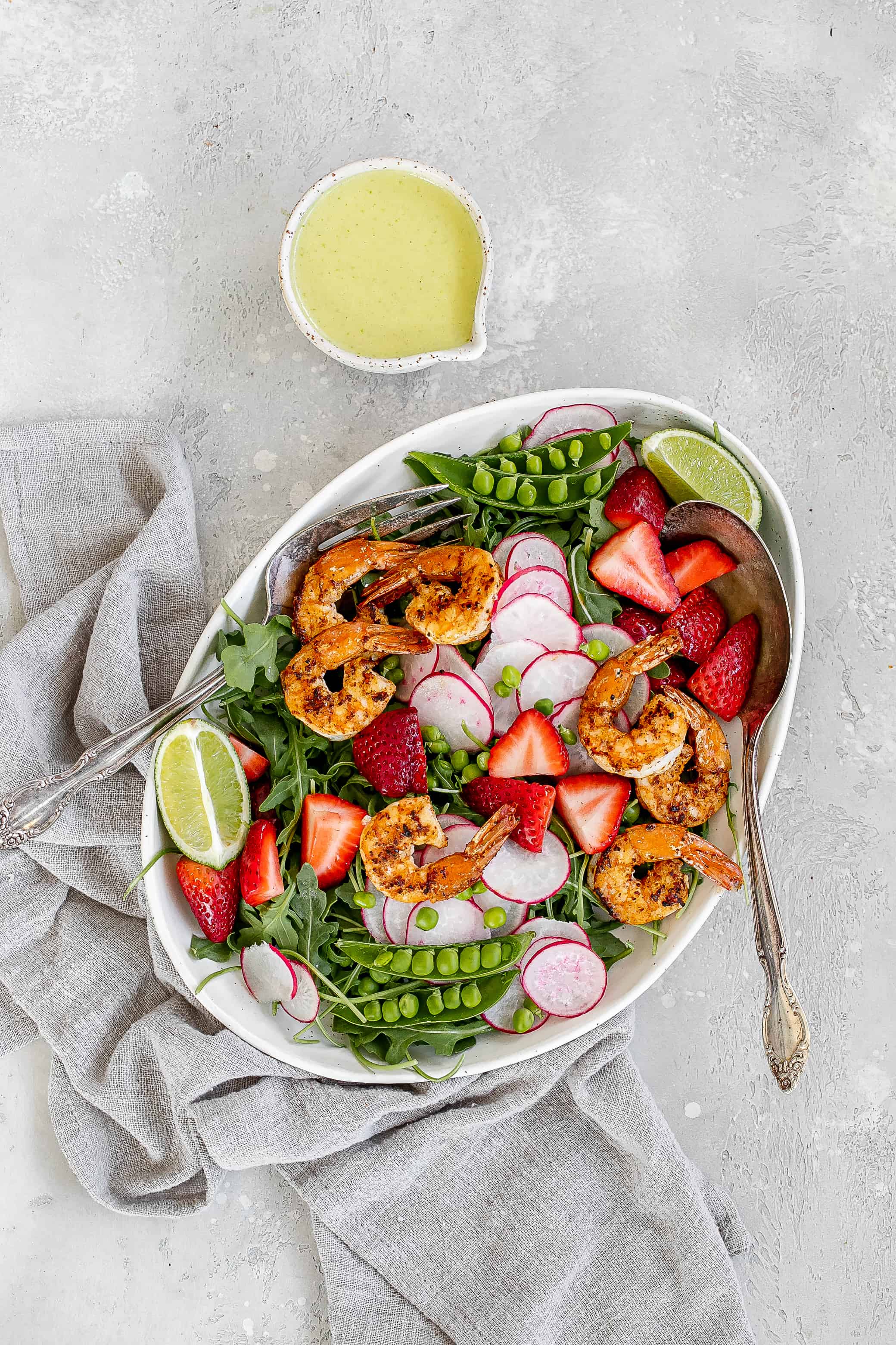 Arugula Salad with Shrimp