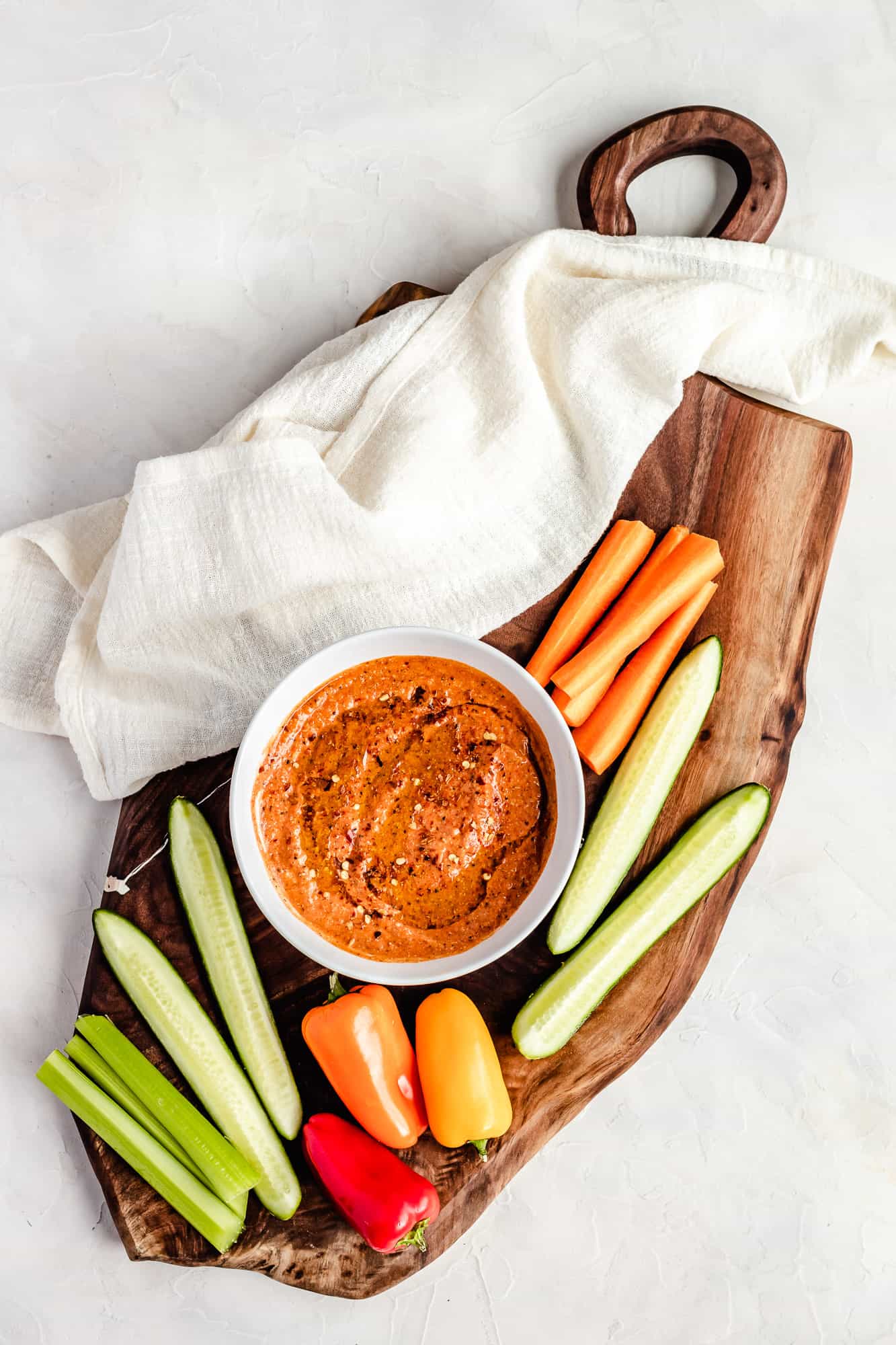 Grilled Red Pepper & Feta Dip