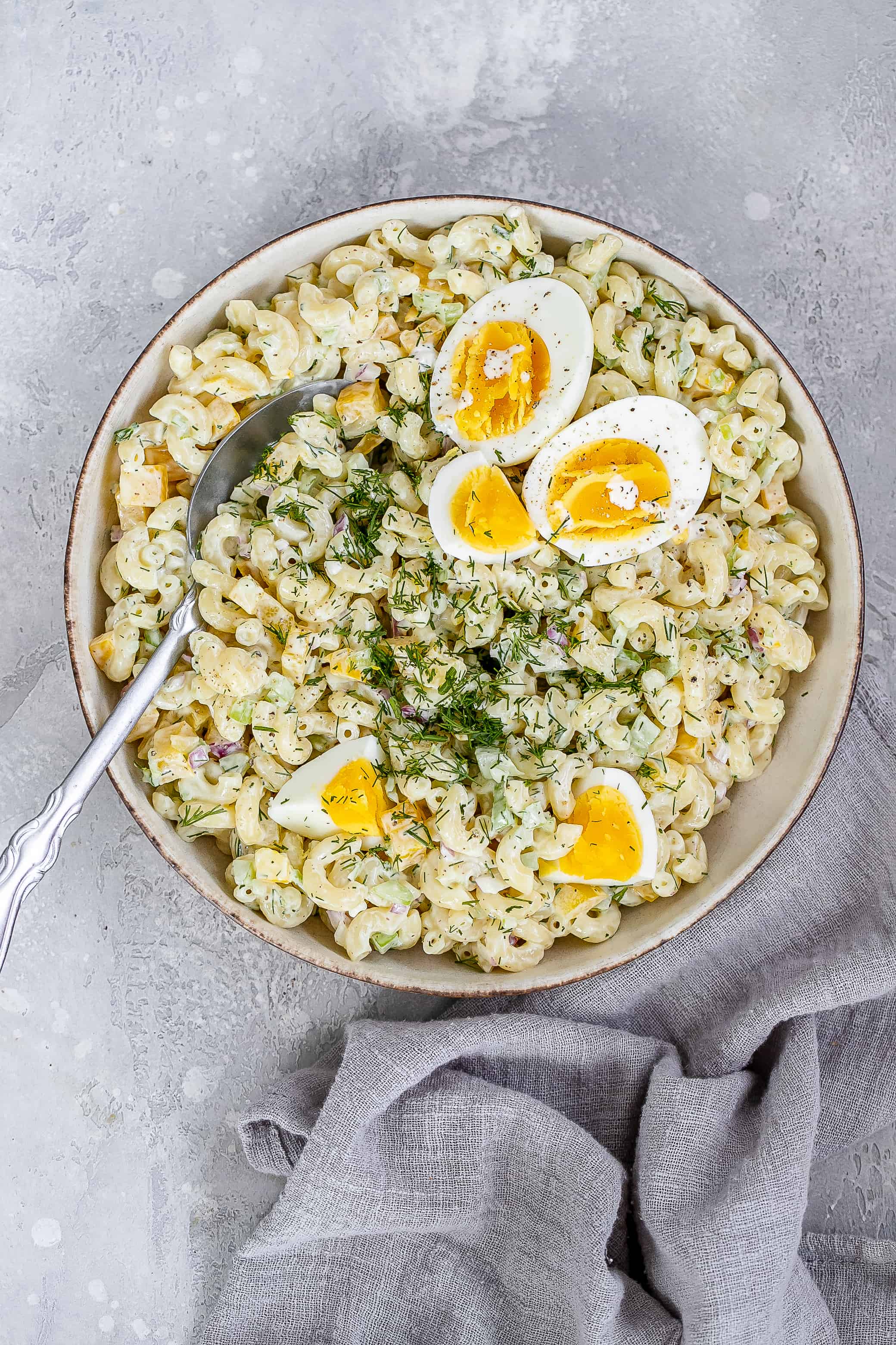 Classic Macaroni Salad with Eggs