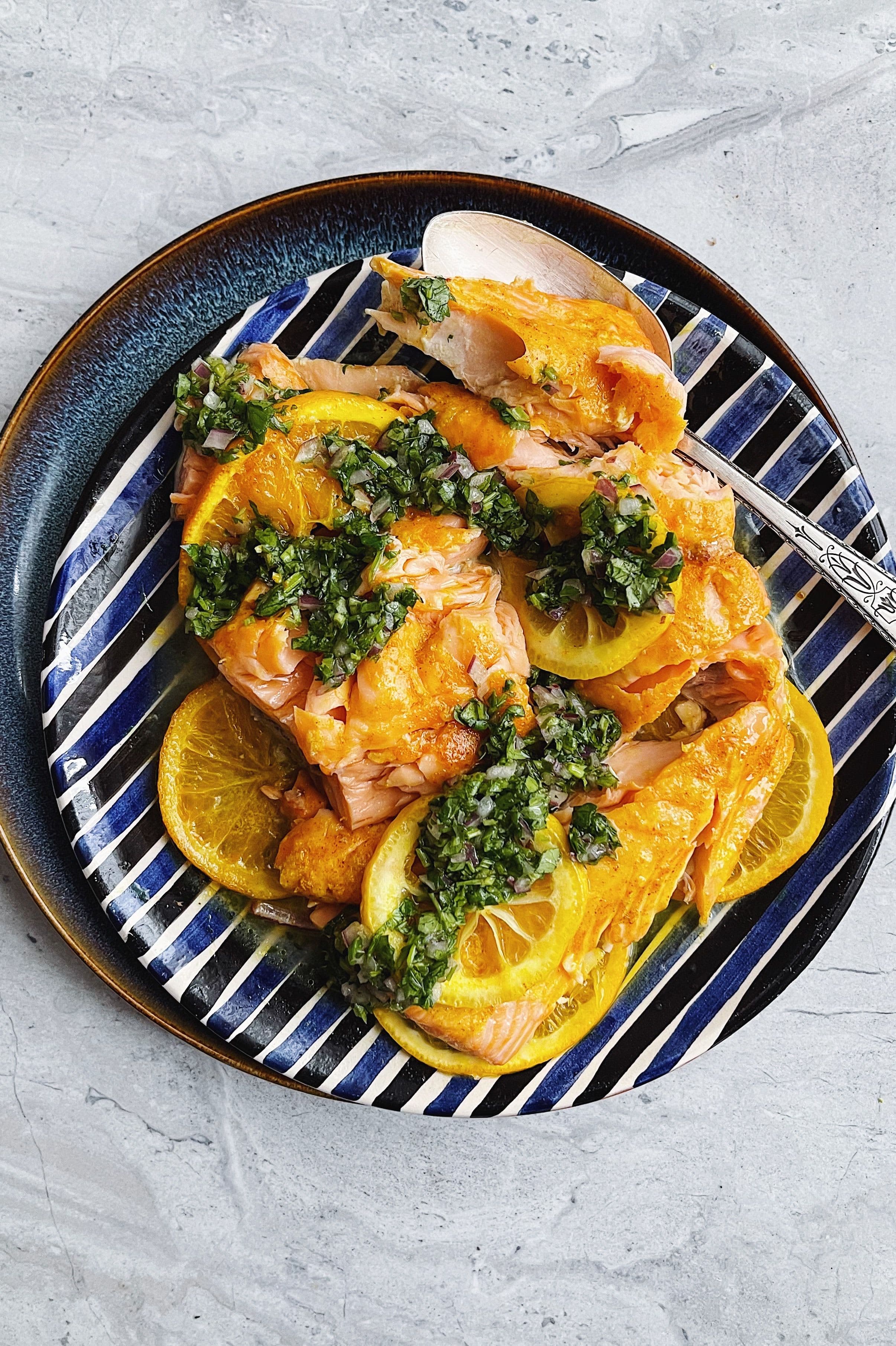 Slow Roasted Citrus Salmon
