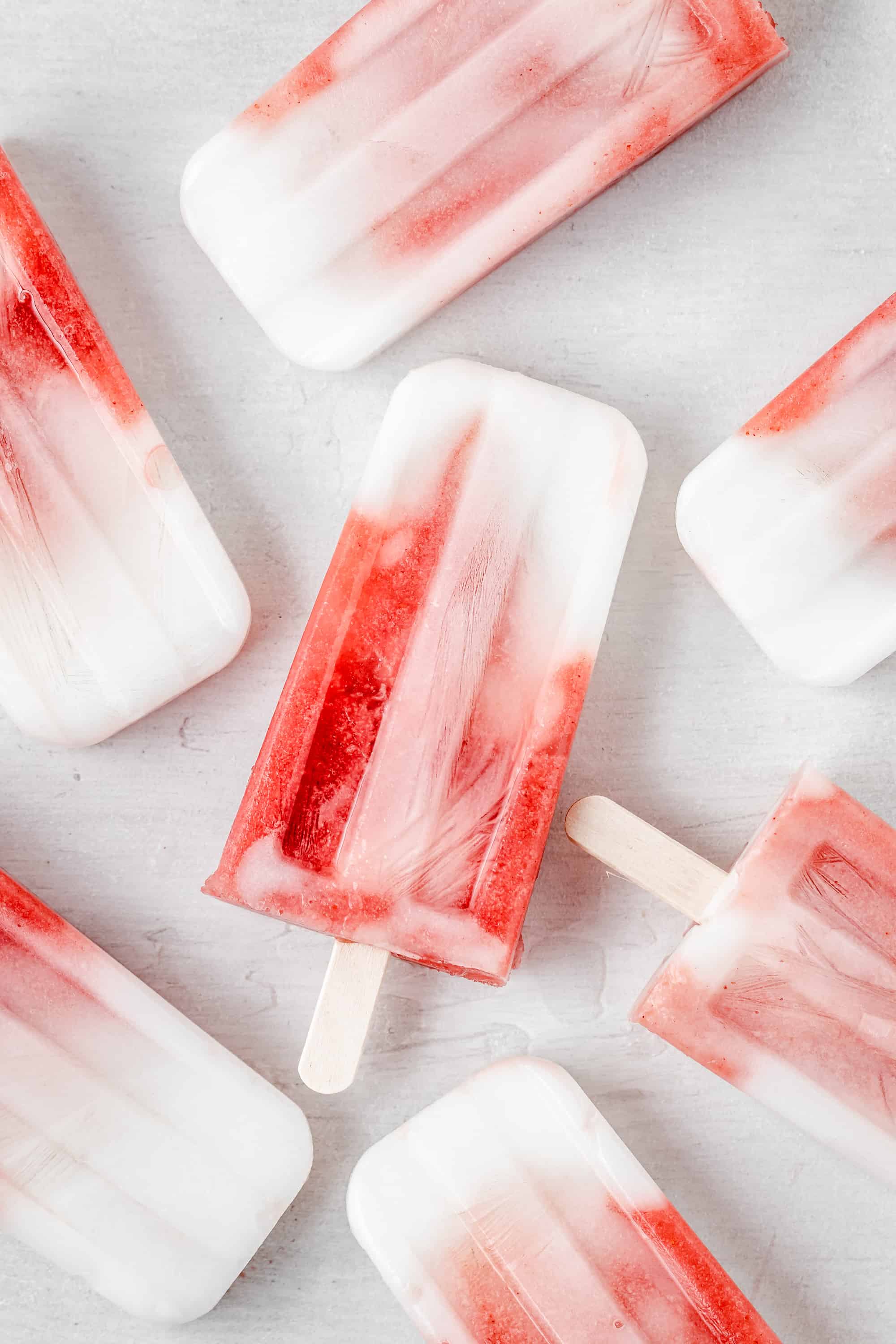 Strawberry Rhubarb Popsicles