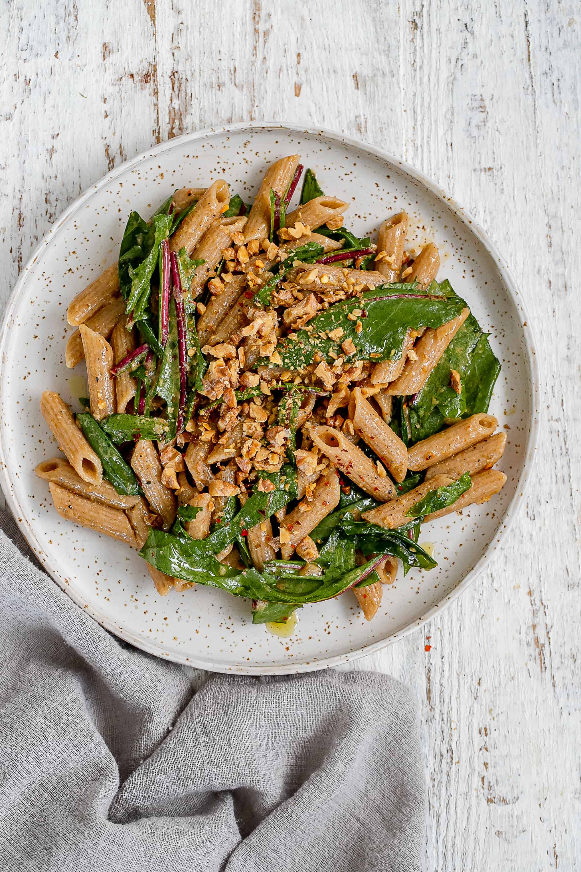 Dandelion Pasta Salad