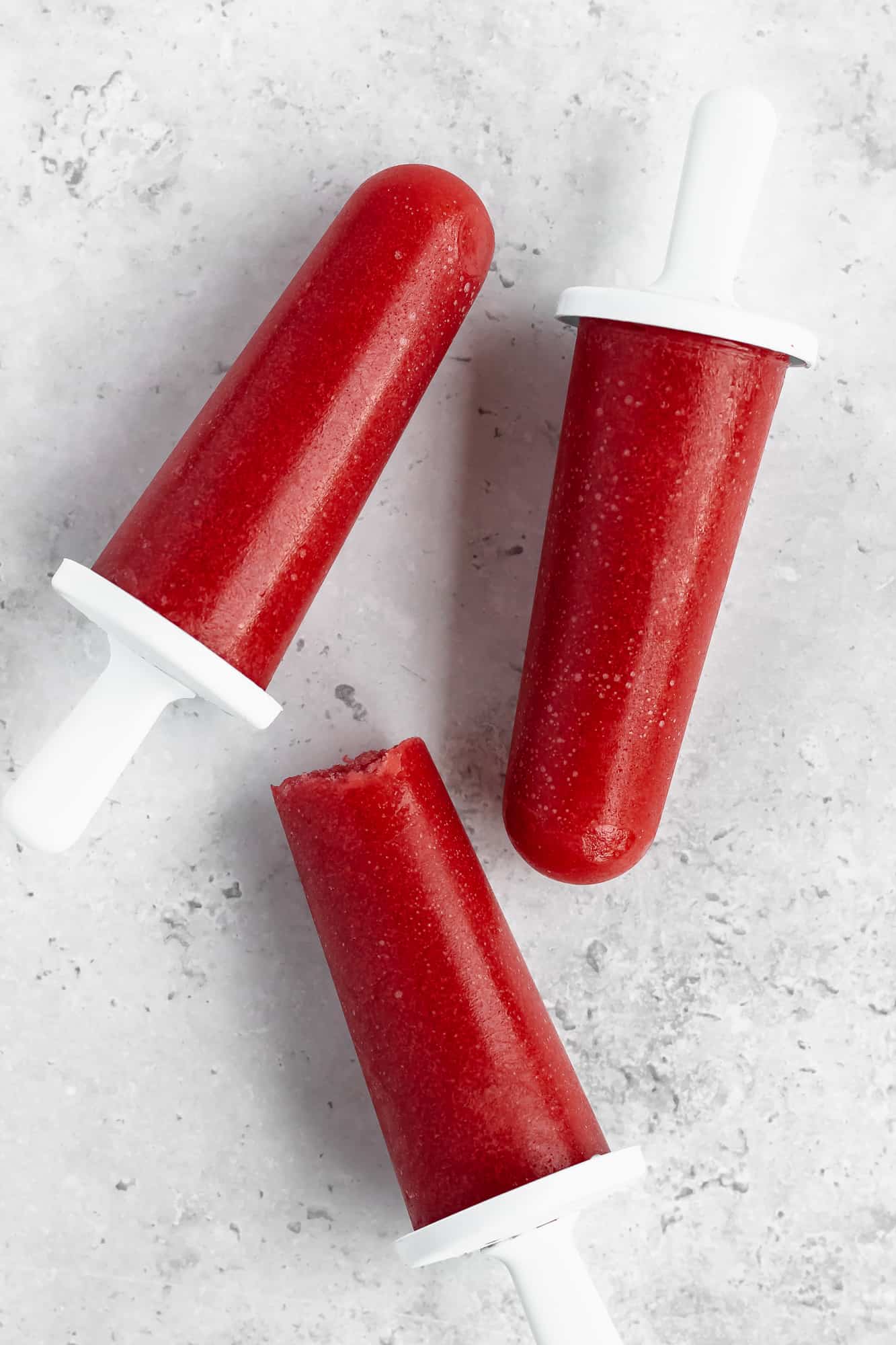 Strawberry Mint Popsicles