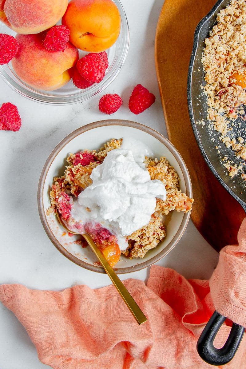 Grilled Peach, Apricot & Raspberry Crisp-3.jpg