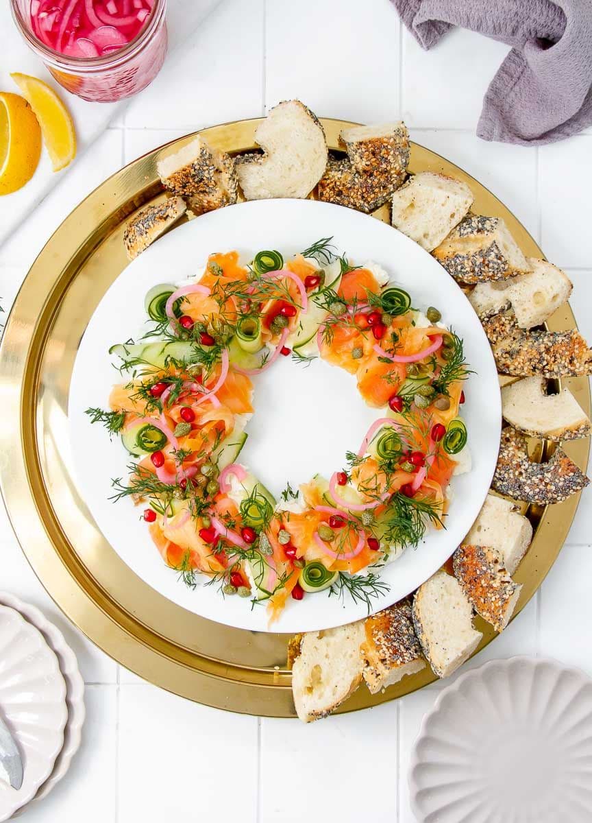 Smoked Salmon Wreath