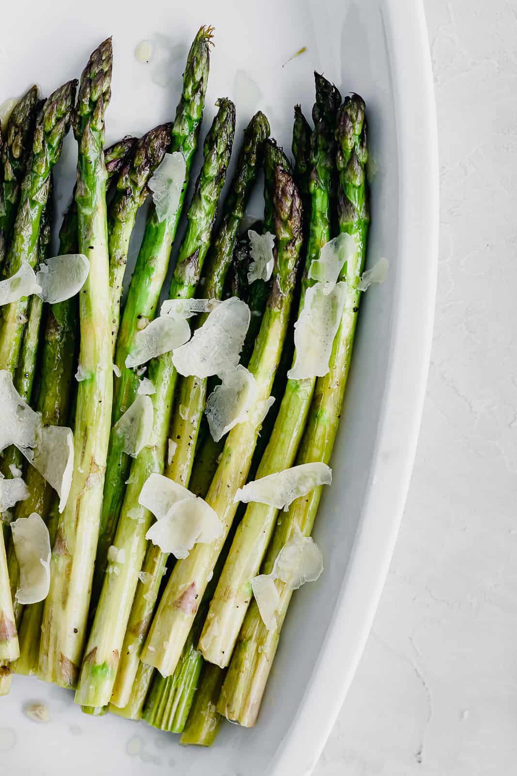 Lemon Garlic Asparagus with Parmesan