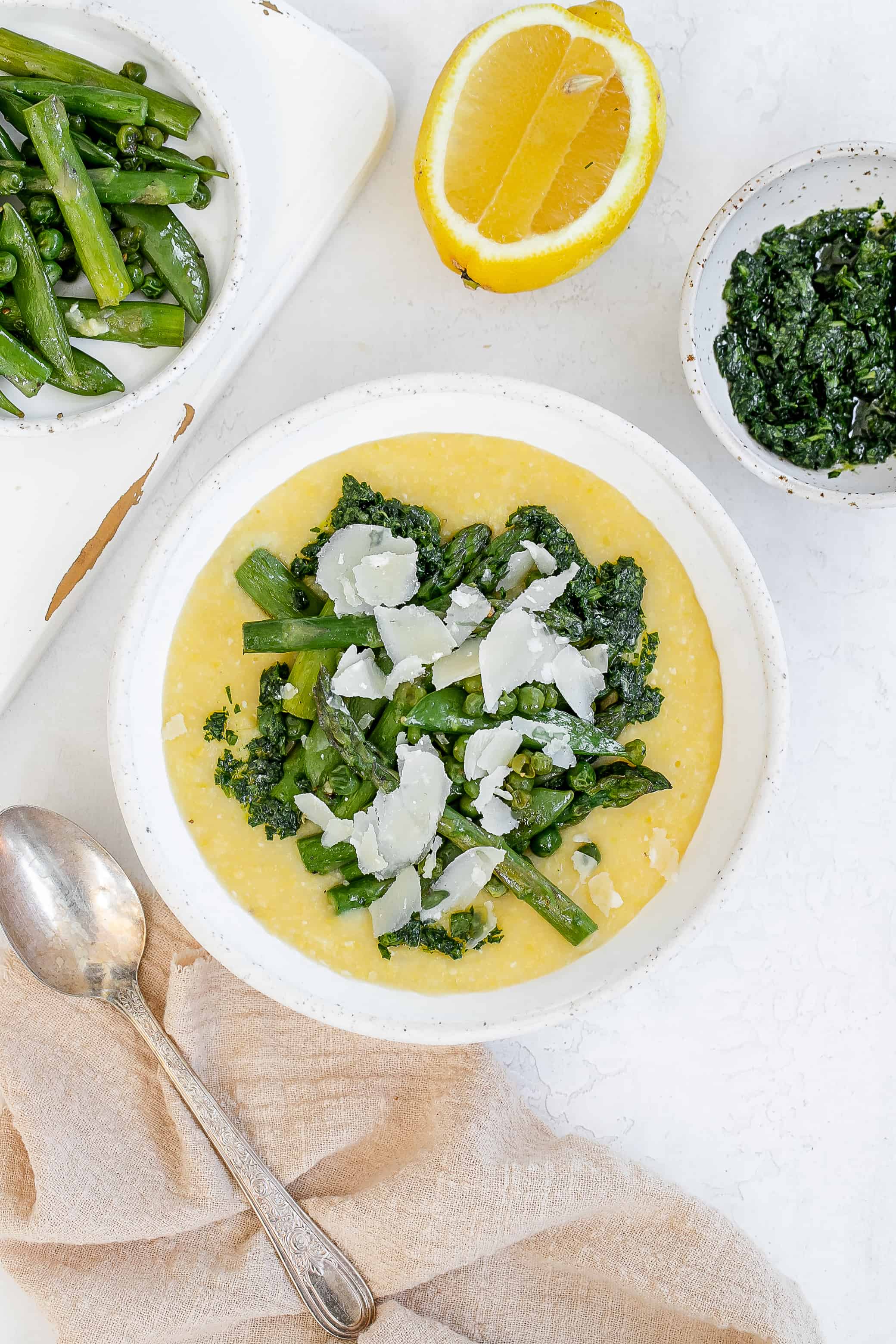 Spring Vegetable Polenta