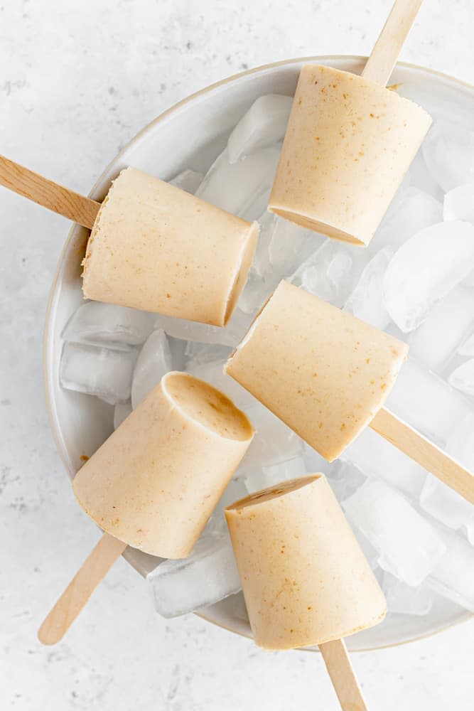 Banana Yogurt Popsicles