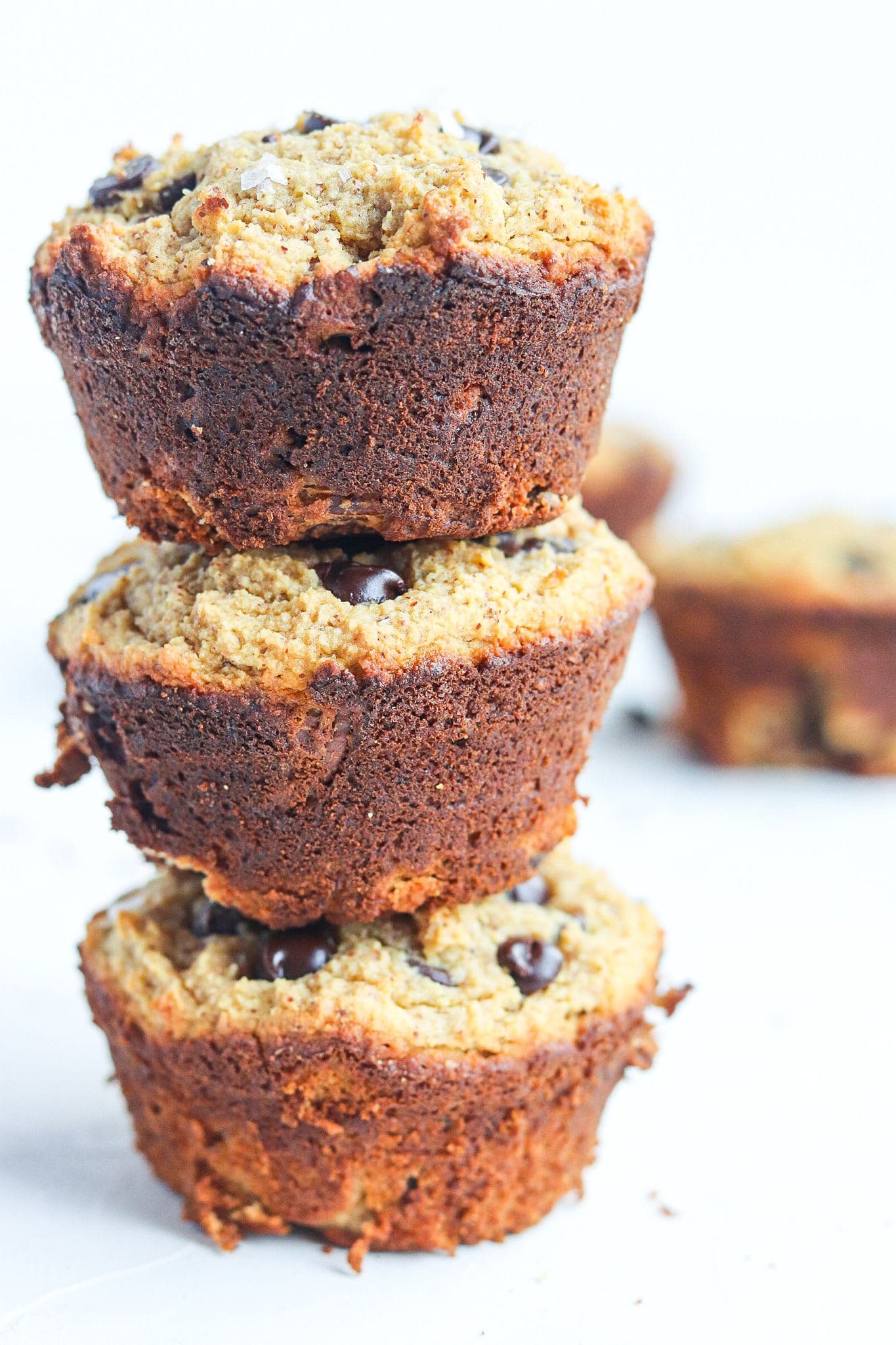 Chocolate Chip Banana Pecan Muffins
