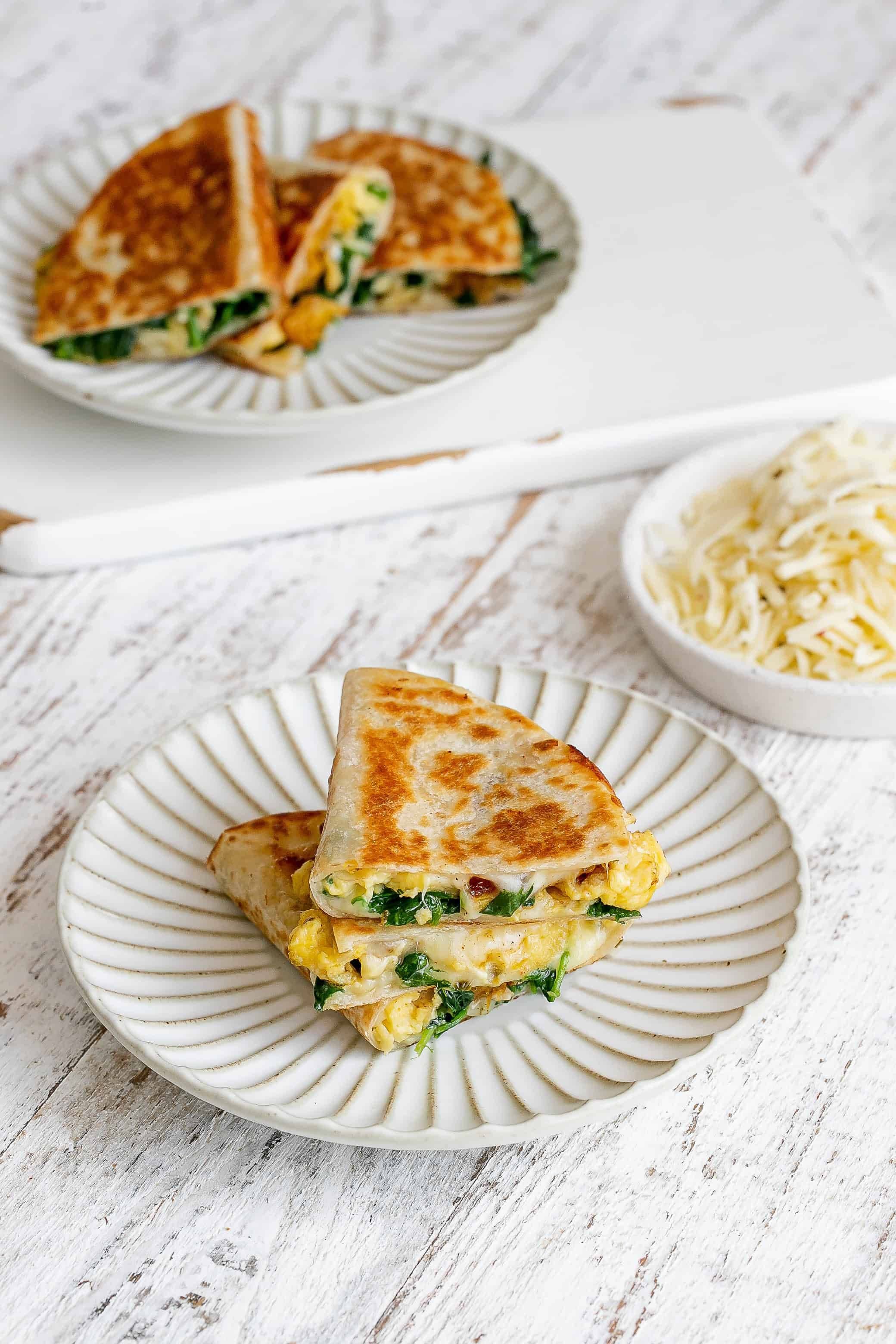 Egg & Squash Breakfast Quesadillas