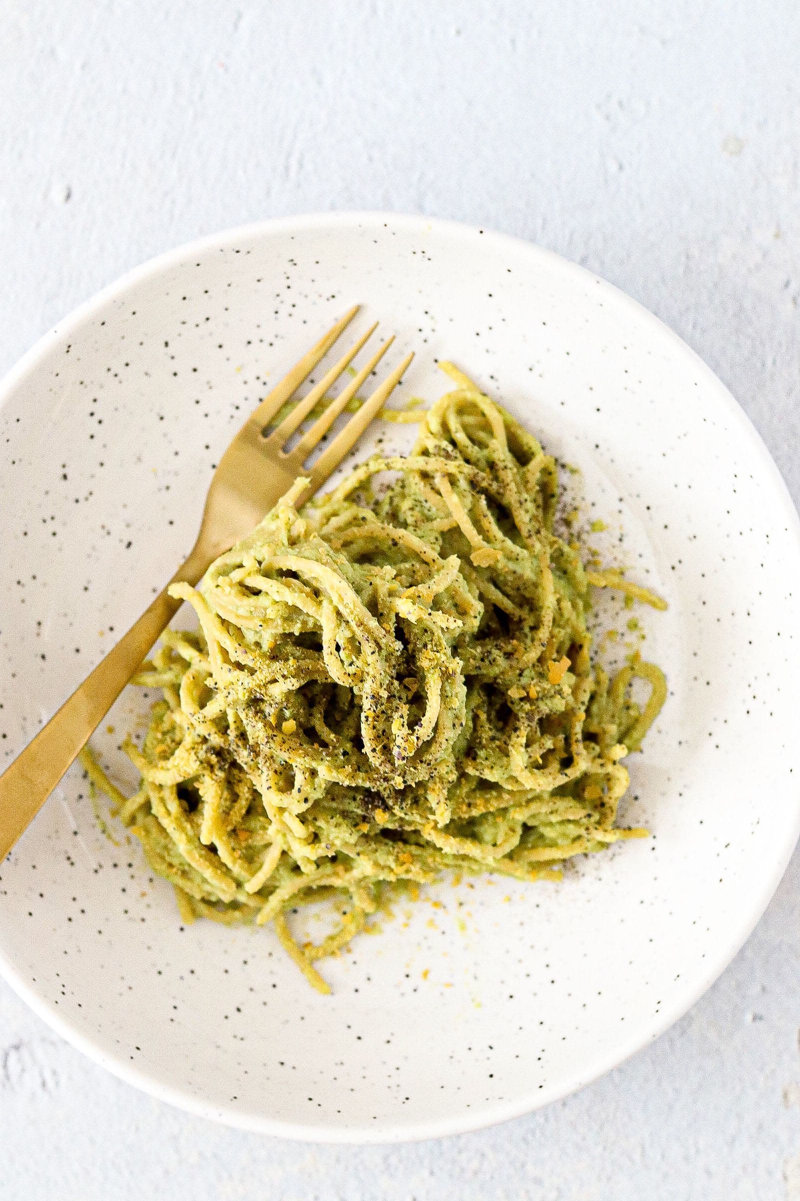 Chickpea Pasta with Broccoli Pesto