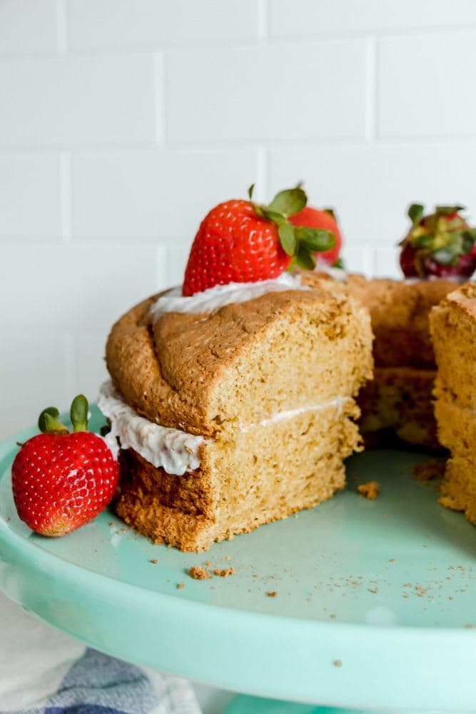 Almond Angel Food Cake