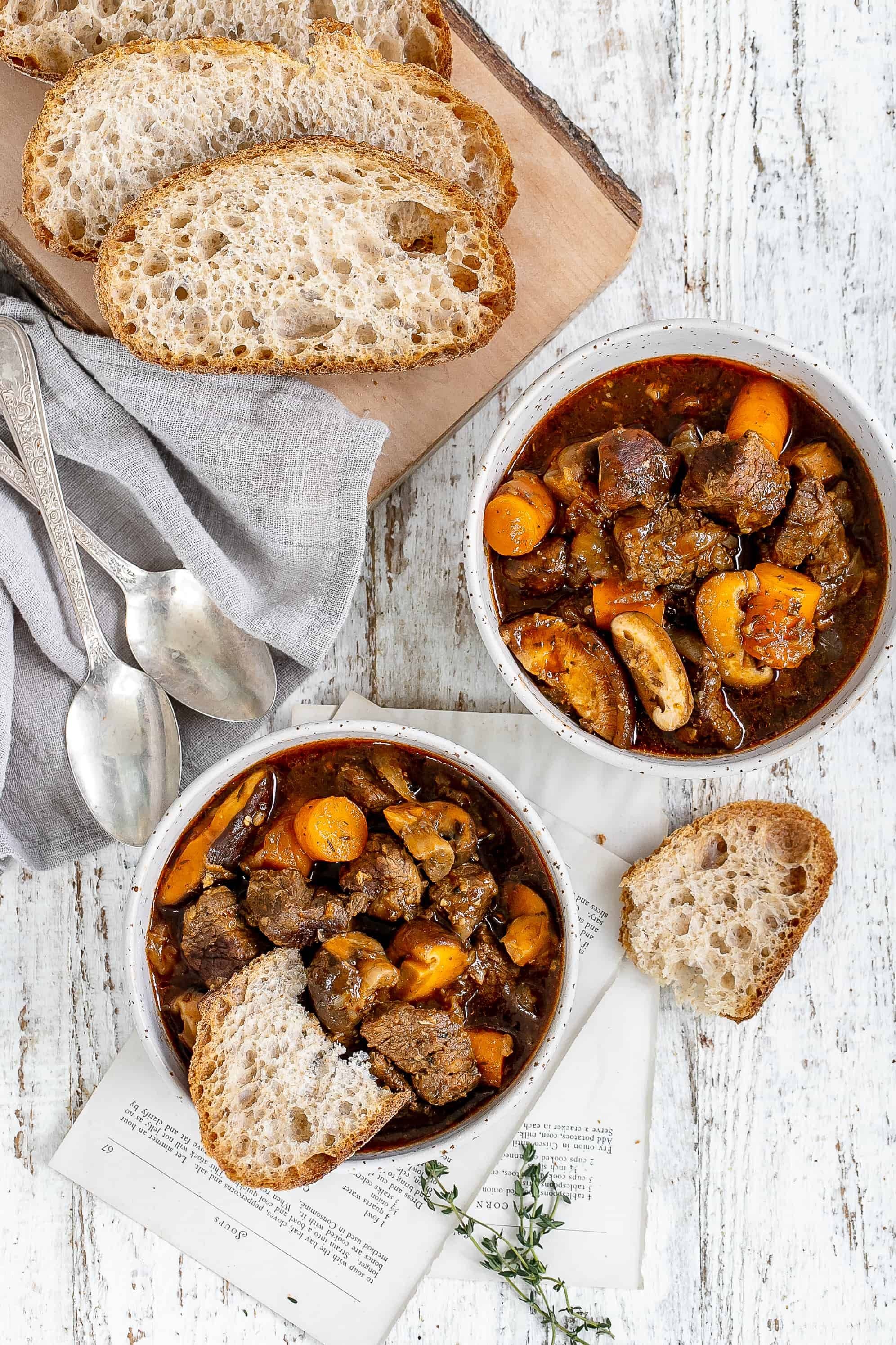 Instant Pot Beef & Mushroom Stew
