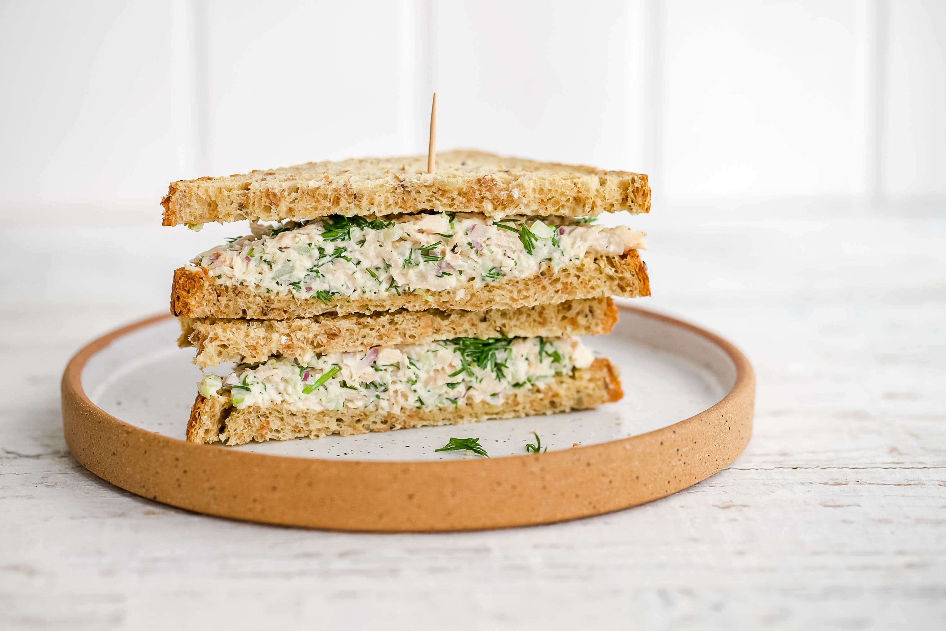 Loaded Tuna Sandwich with Dill