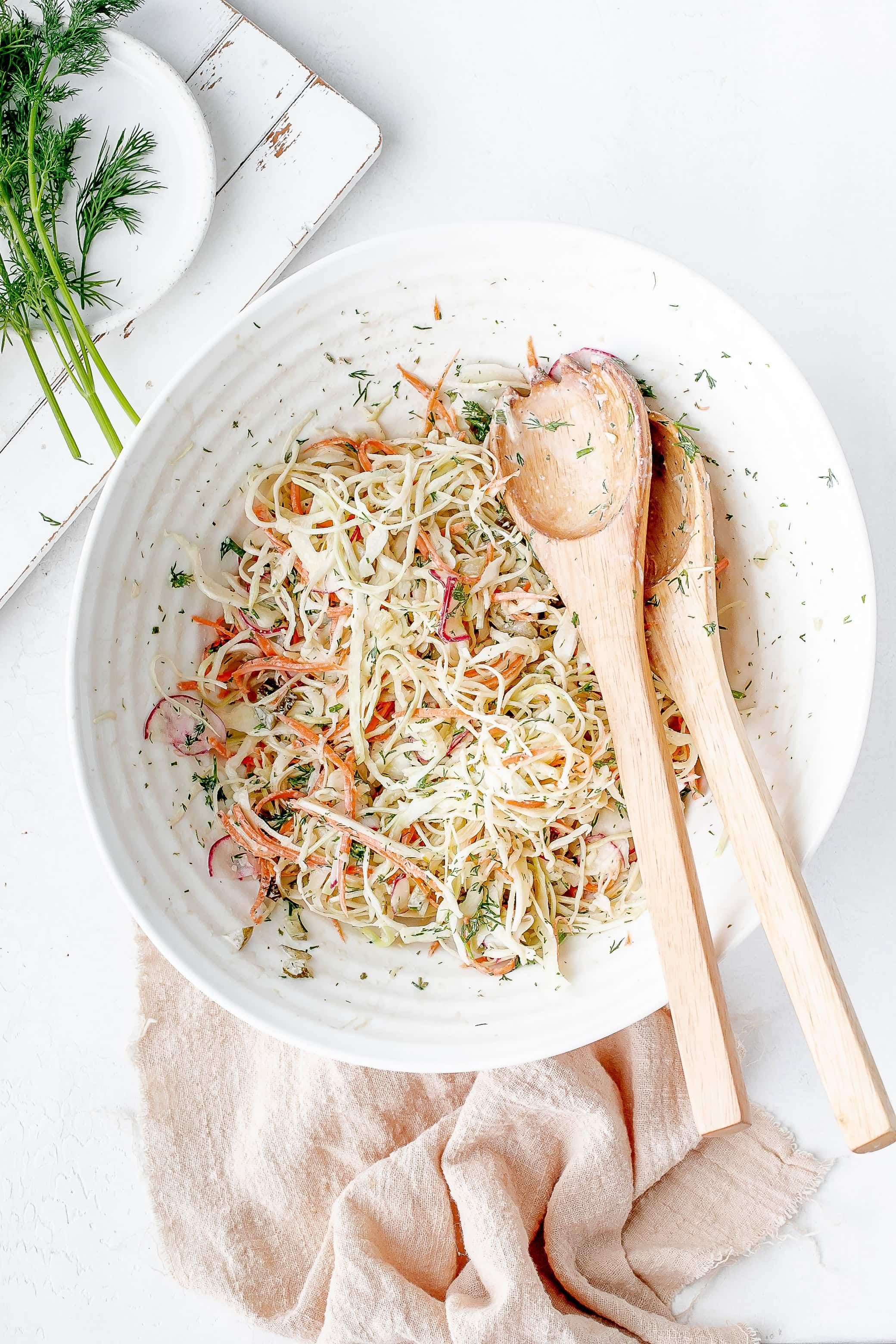 Dill Pickle Coleslaw